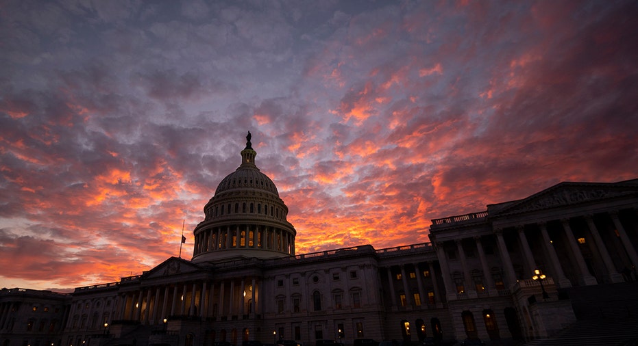Sunset at the U.S. Capitol on Thursday, Dec. 9, 2021. 