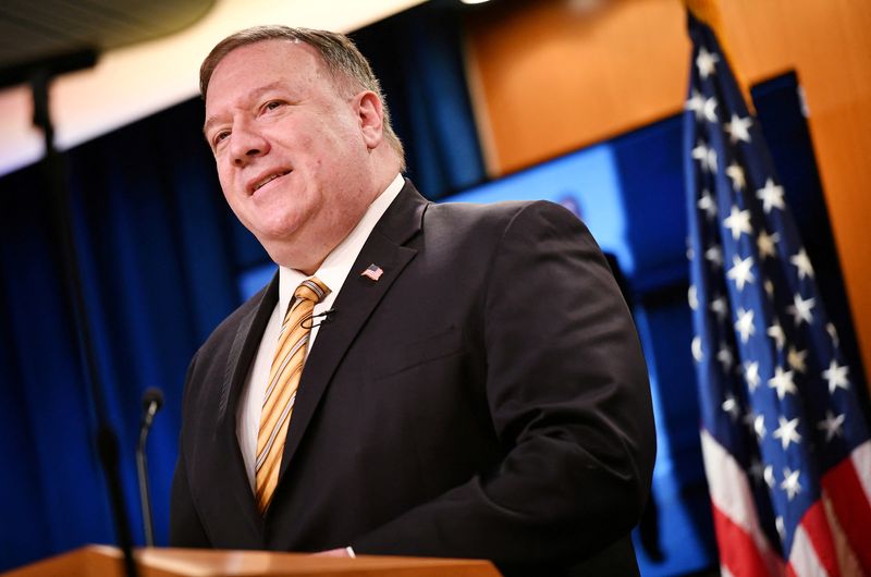 FILE PHOTO: Mike Pompeo, who riled China while in office, to visit Taiwan