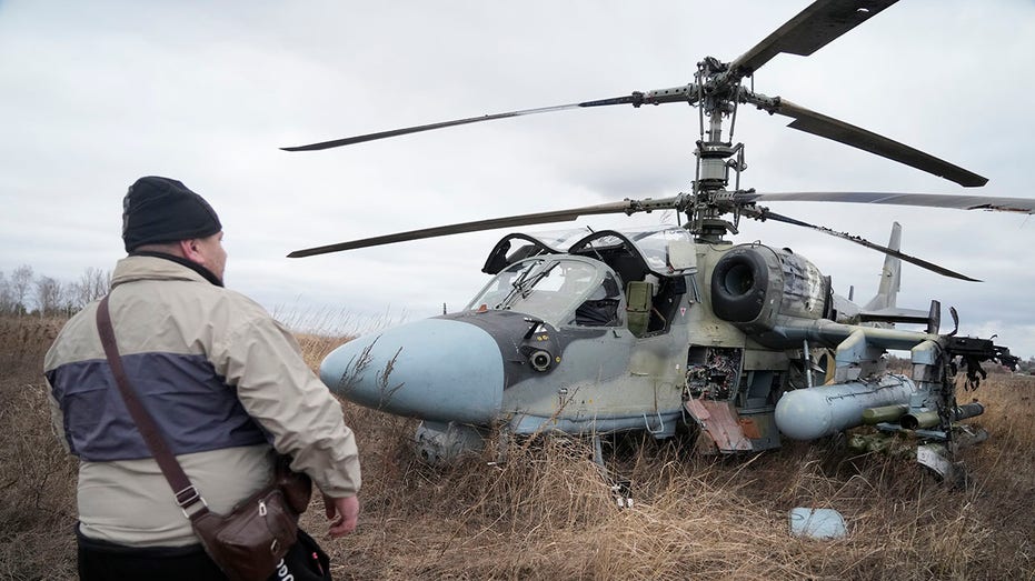 Russian Ka-52 helicopter gunship