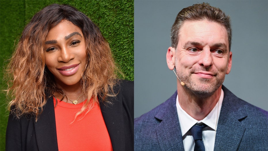 Serena Williams and Pau Gasol