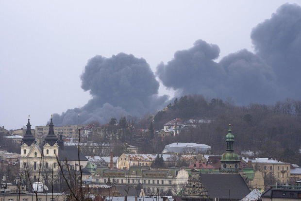 Air raid sirens sound in Lviv, Ukrainian city that has largely been spared