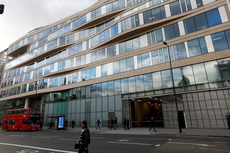 FILE PHOTO: The offices where the London Metal Exchange is headquartered are seen in the City of London