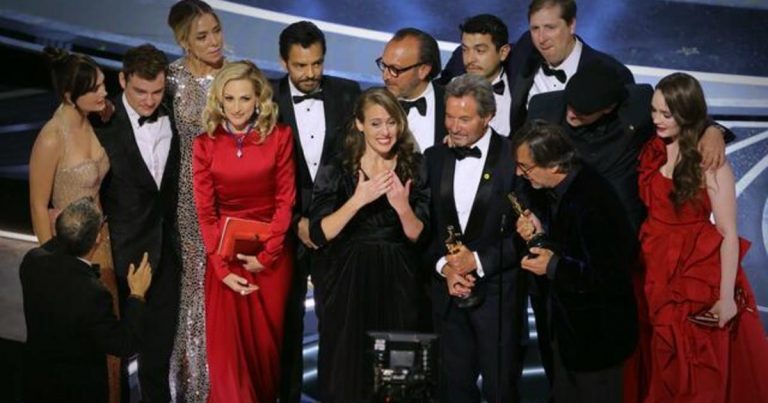 “CODA” wins Academy Award for best picture as Oscars return to Hollywood