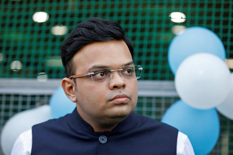 BCCI Secretary Jay Shah speaks with the media, in Ahmedabad