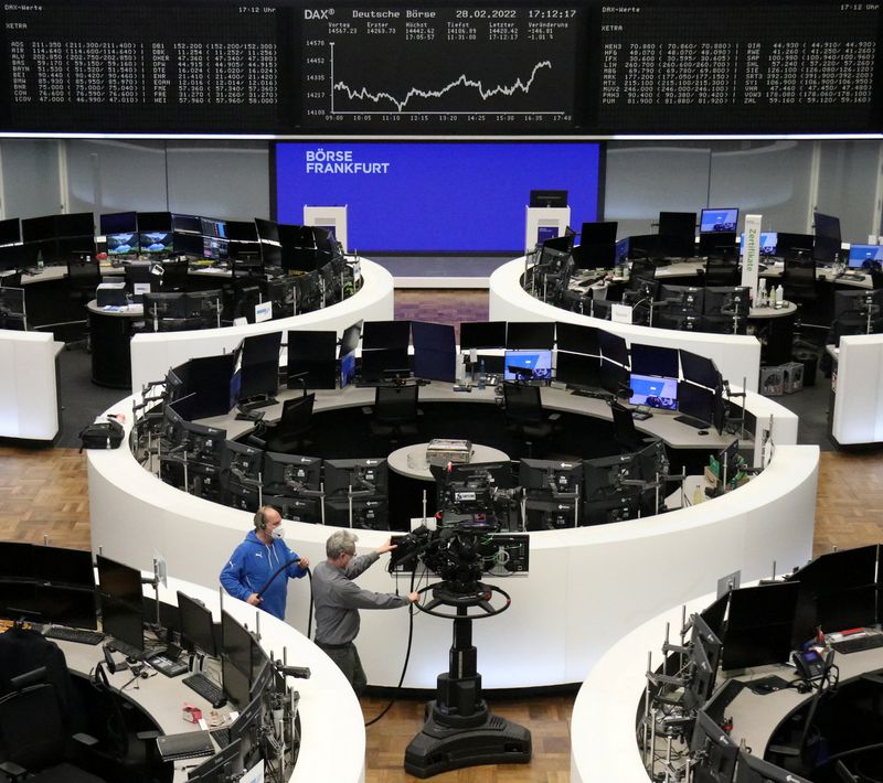 German share price index DAX graph is pictured at the stock exchange in Frankfurt