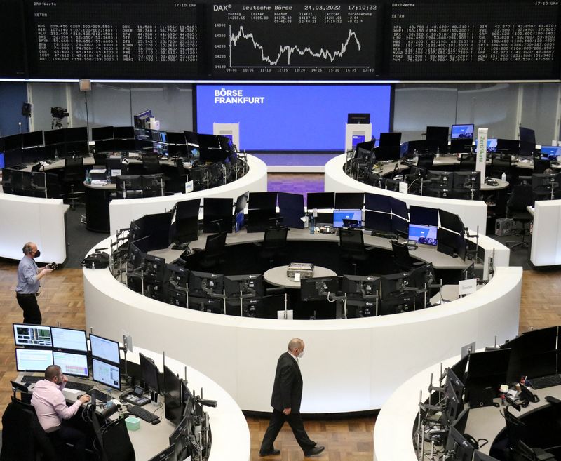 German share price index DAX graph is pictured at the stock exchange in Frankfurt