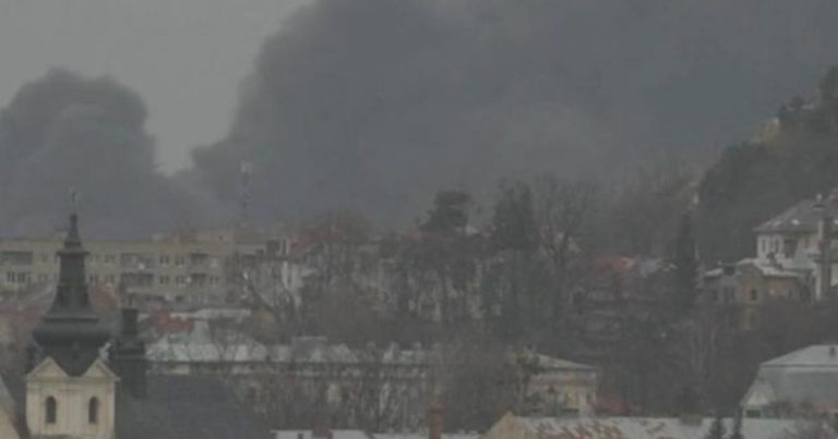 Explosions reported near Lviv, Ukraine