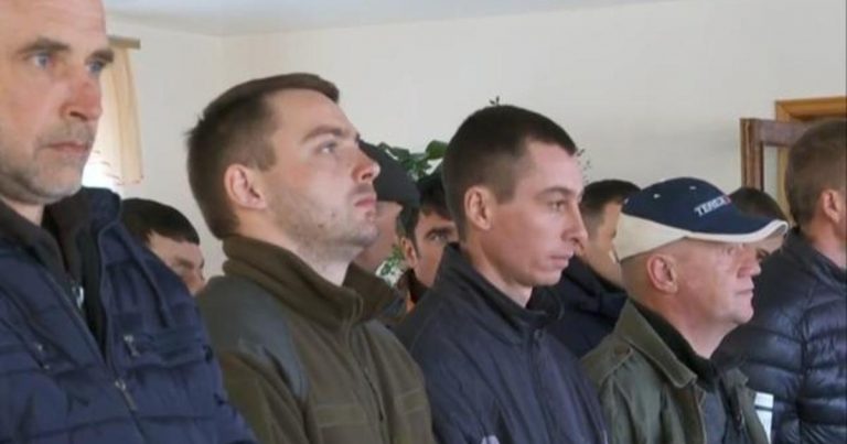 Inside Ukrainian military base training civilians