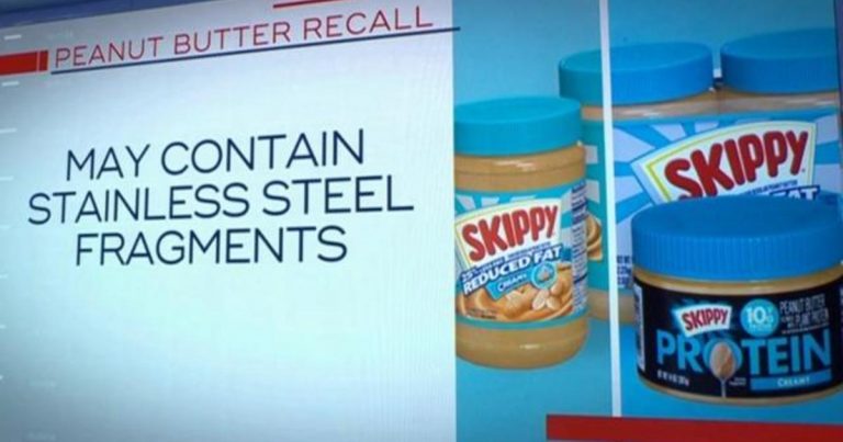 More than 161,000 pounds of Skippy peanut butter recalled