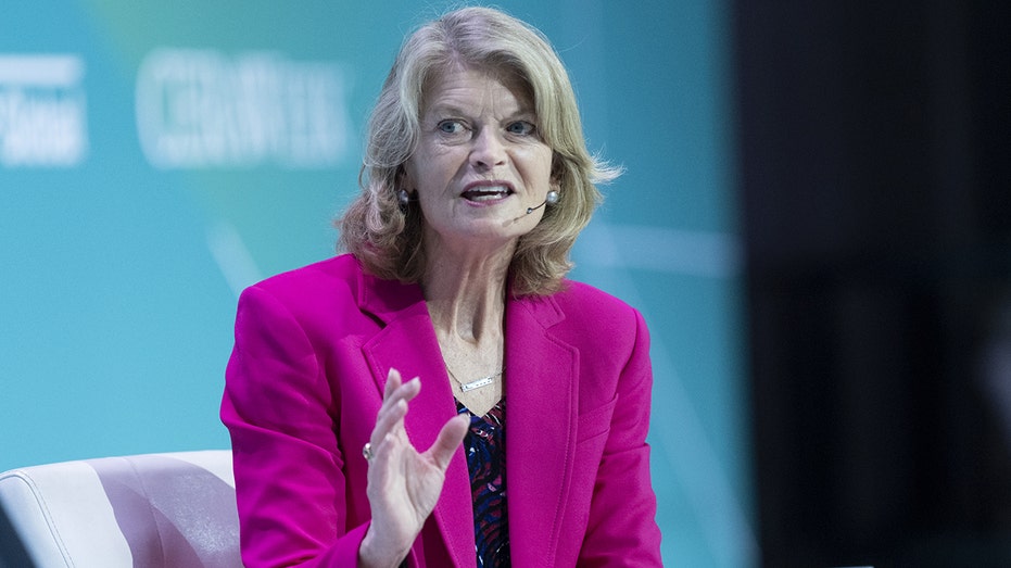 Sen. Lisa Murkowski, a Republican from Alaska,, speaks during the 2022 CERAWeek by S&P Global conference in Houston, Friday, March 11, 2022. (F. Carter Smith/Bloomberg via Getty Images)