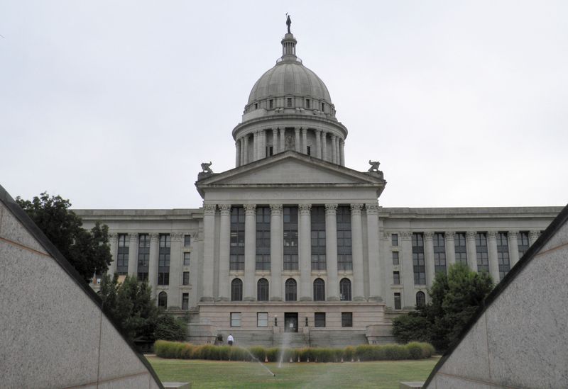 FILE PHOTO: The Oklahoma State Capitol is seen in Oklahoma City