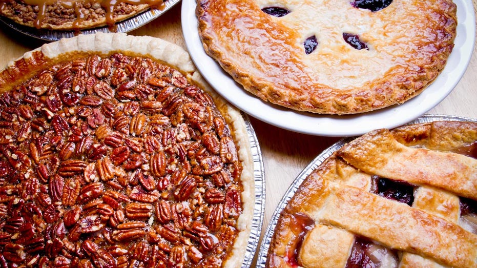 Variety of pies