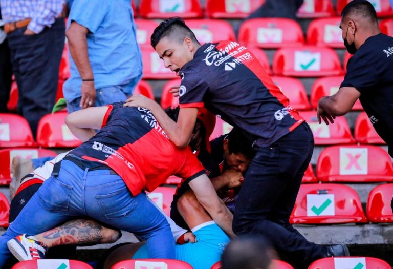 Three people in critical condition after Mexican soccer brawl