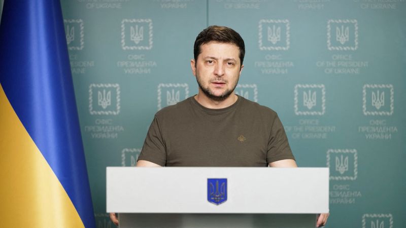 Zelenskiy urges Russians to protest plant attack