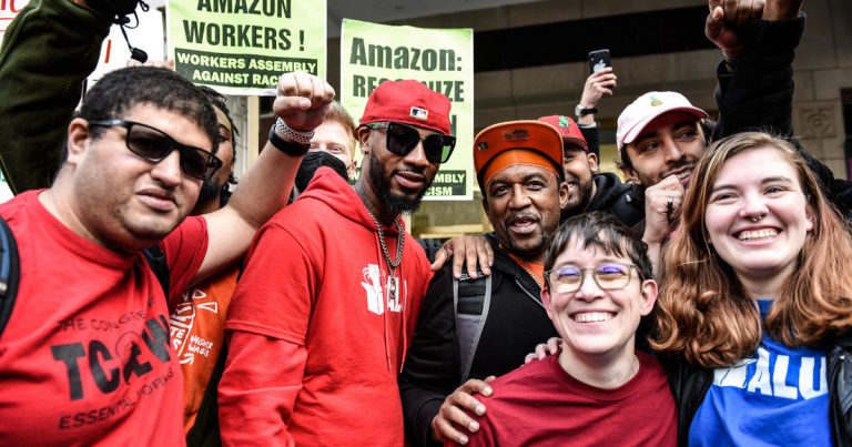 Amazon workers in NYC vote to form first U.S. union