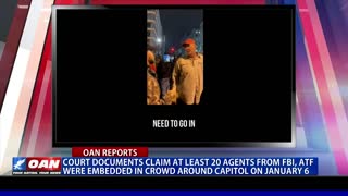 Court documents claim at least 20 agents from FBI, ATF were embedded in crowd around capitol on Jan. 6
