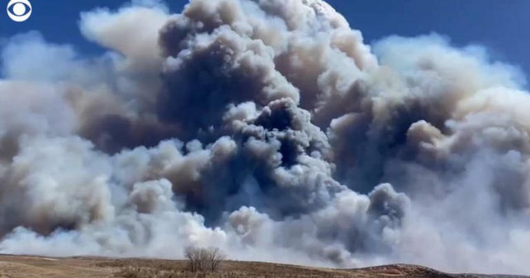 Crews battle fire in Beaver County, Oklahoma