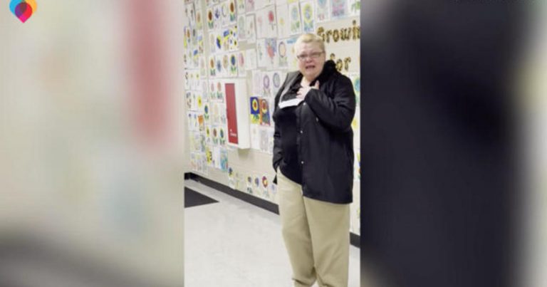 Custodian from Ukraine gets emotional surprise from students