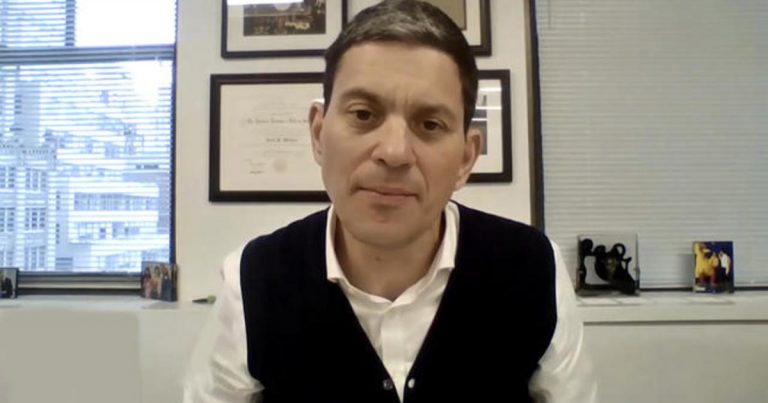 David Miliband, International Rescue Committee president and CEO, on “The Takeout” – 4/8/2022