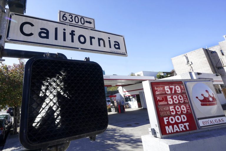 Republican campaigners post up at Calif. gas stations