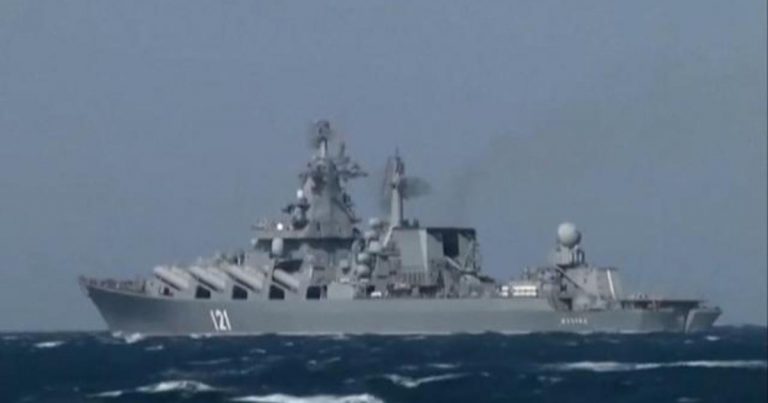 Russia retaliates after Ukraine sinks top warship