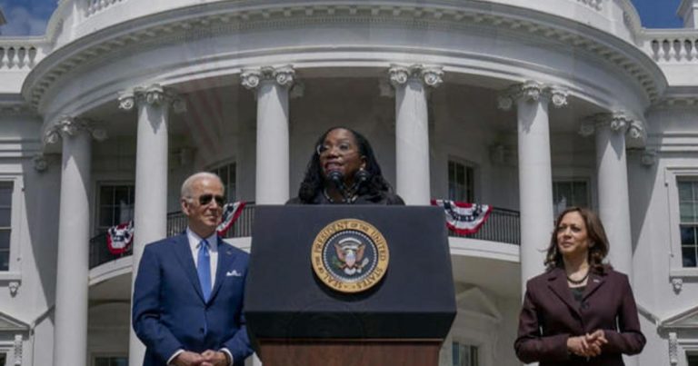 White House marks Judge Jackson’s confirmation to the Supreme Court with ceremony