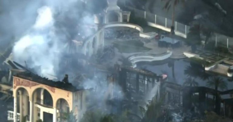 California firefighters work to contain “Coastal Fire” in Laguna Niguel that has destroyed 20 homes