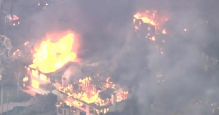 Coastal Fire destroys homes in Orange County, California