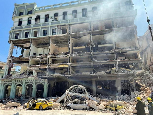 Explosion at upscale Havana hotel kills 9 people, injures dozens