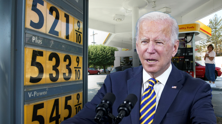 Gas prices reach new record high as GOP senators blame Biden for holding production back