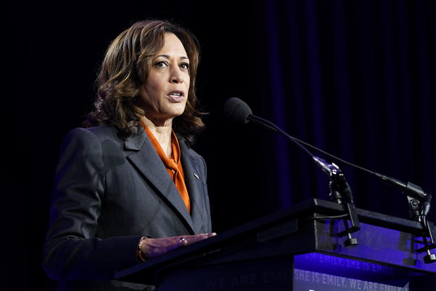 Harris, one day after draft abortion opinion, says “women’s rights are under attack”