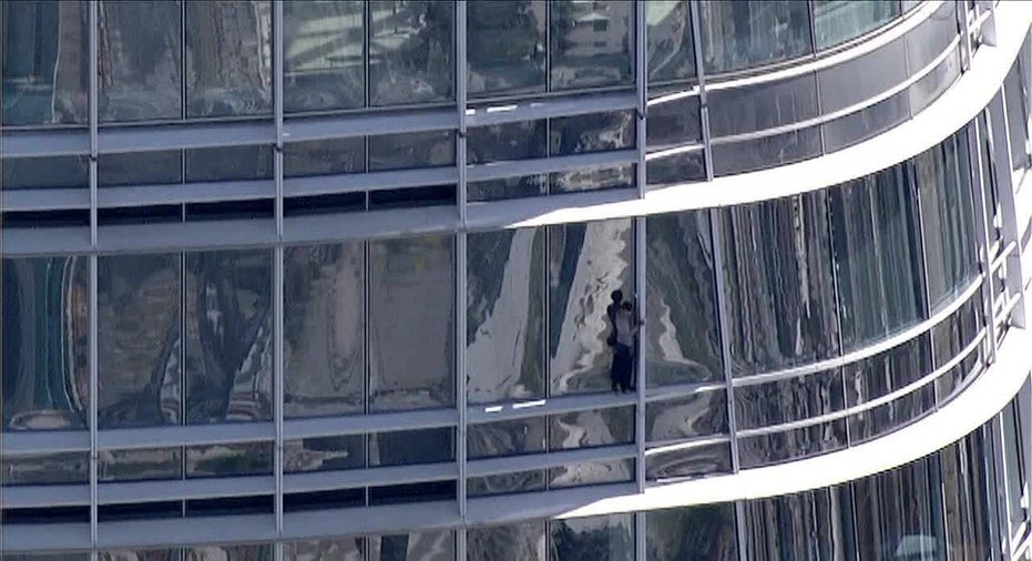 San Francisco tower climber.