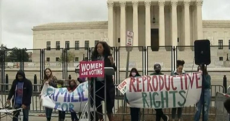 Protests in support of abortion rights break out across the country