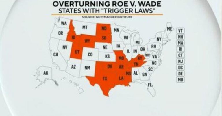 “Trigger laws” would automatically ban or restrict abortion if Roe v. Wade is overturned