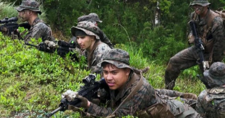 U.S. Marines train for a possible future Chinese invasion of Taiwan