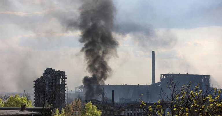 Ukraine’s military says Russian troops have stormed Mariupol steel factory
