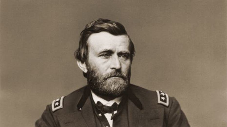 An archived portrait of Civil War General Ulysses S. Grant