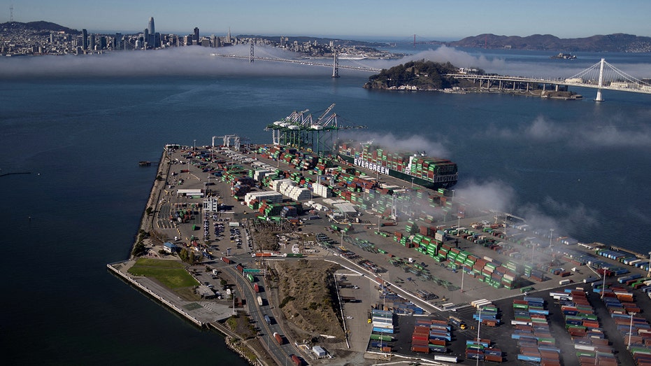 Shipping containers in San Francisco