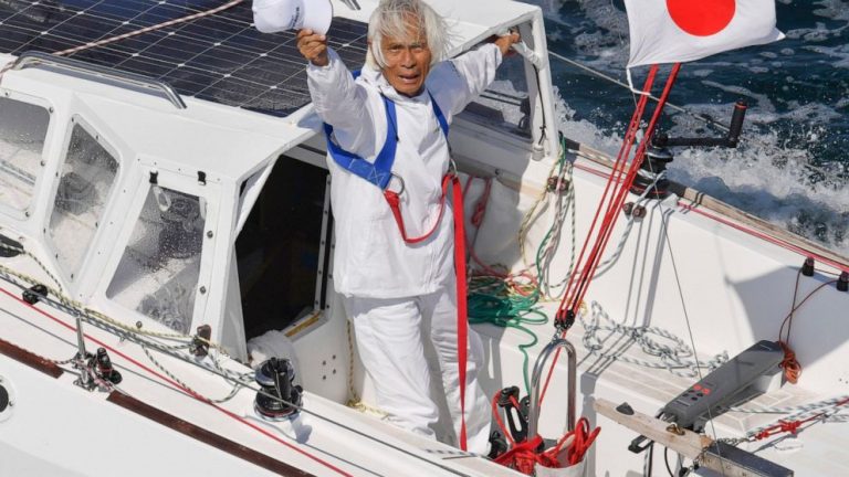 At 83, Japanese becomes oldest to sail solo across Pacific