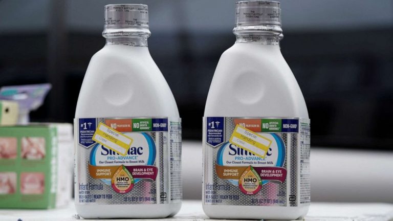 Baby formula maker halts production at troubled plant after severe weather