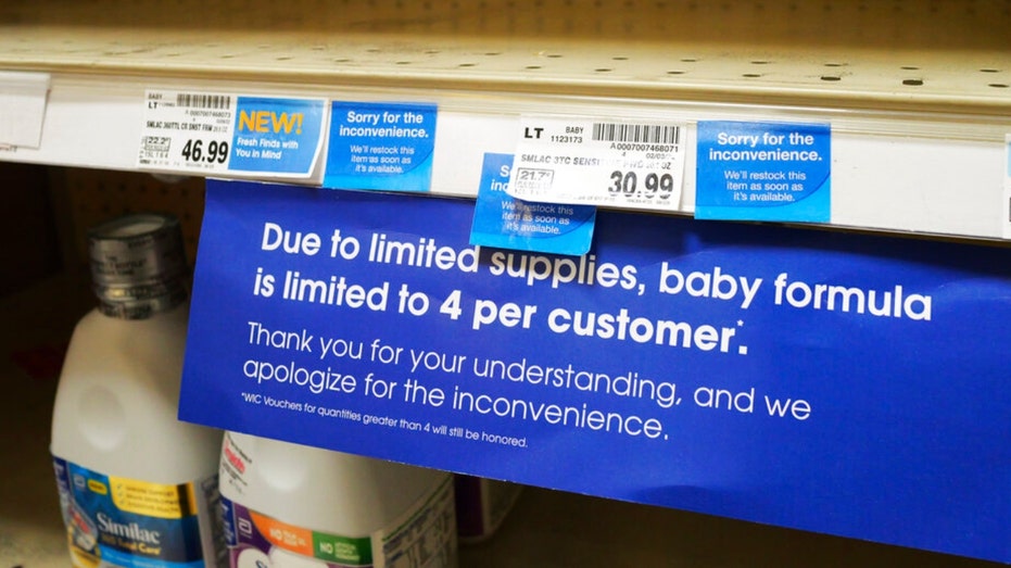 Baby formula shortage