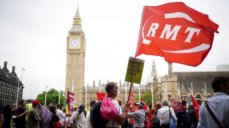 Big crowds take to London streets to protest soaring costs