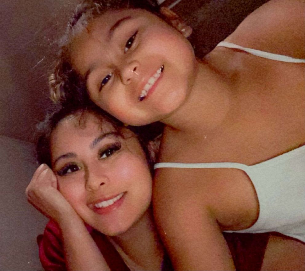 PHOTO: Amerie Jo Garza, one of the victims in the Robb Elementary school shootings in Uvalde, Texas, is seen with her mother Kimberly in an undated family photo.