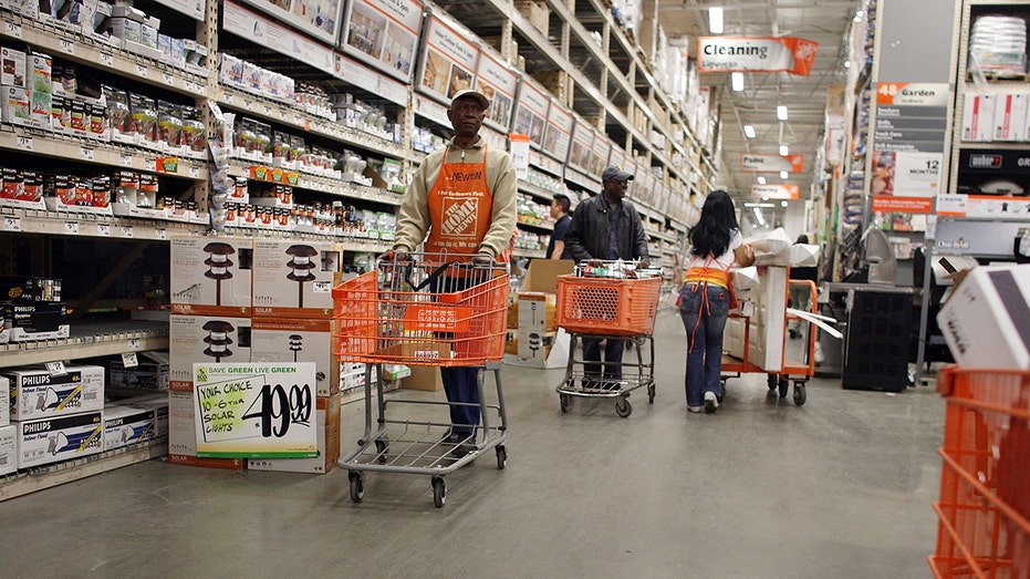 People shopping at Home Depot
