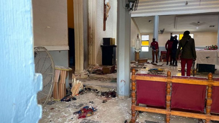 Over 80 feared dead in church attack, sources say