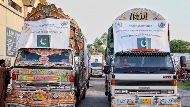 Pakistan plane carrying aid joins Afghan quake relief effort