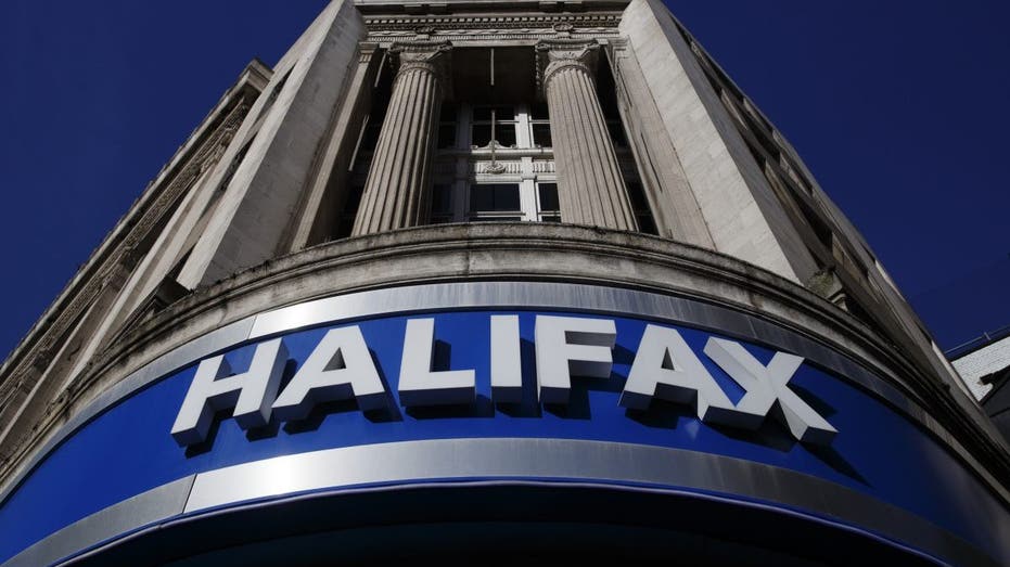 A Halifax Bank branch is seen in London in 2021