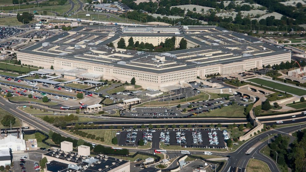 PHOTO: The Pentagon building stands in Washington, Aug. 29, 2020.