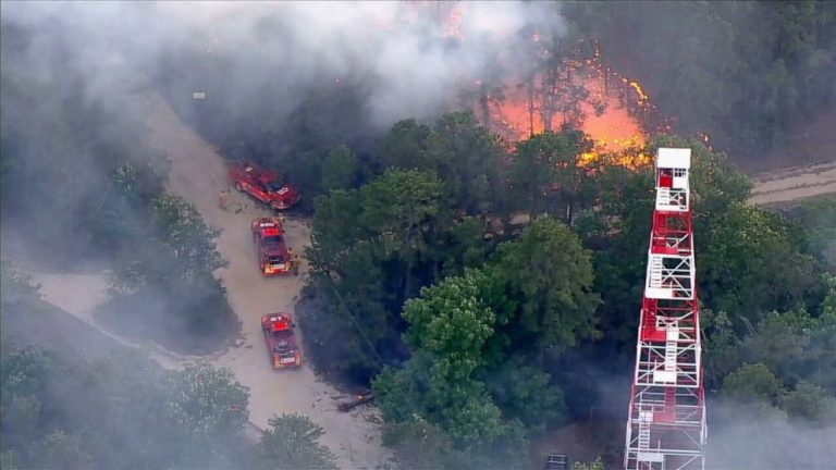 Wildfire in southern New Jersey forces closure of trails, campgrounds