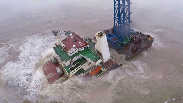 4th crew member rescued after ship sinks south of Hong Kong